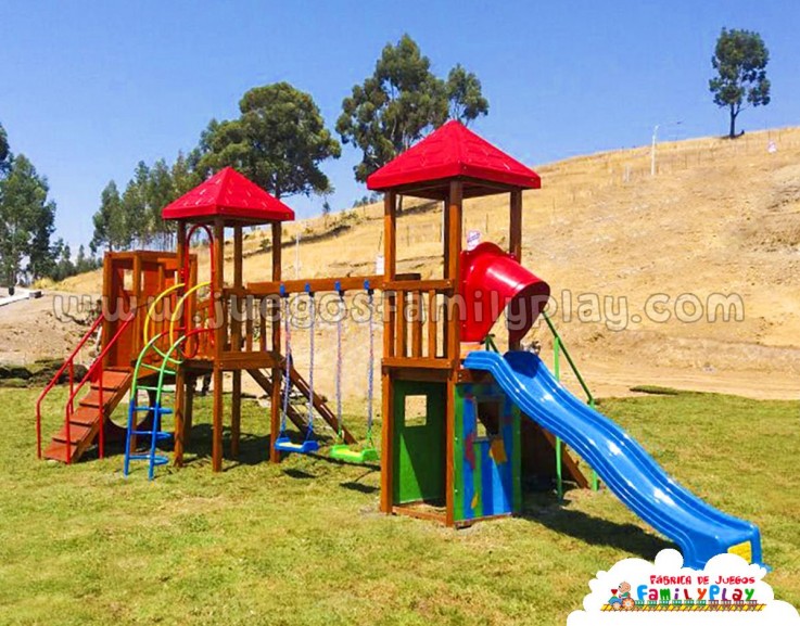 juegos infantiles de madera para parques - Juegos Recreativos Family Play