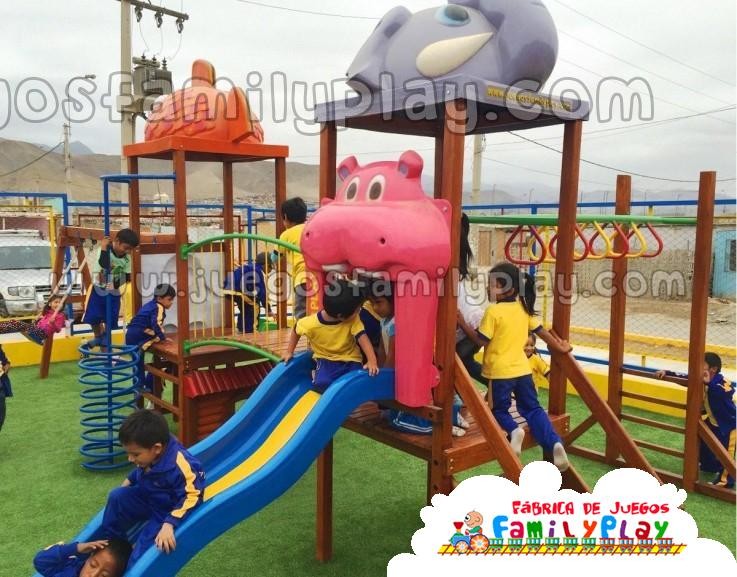 juegos infantiles de madera para parques - Juegos Recreativos Family Play