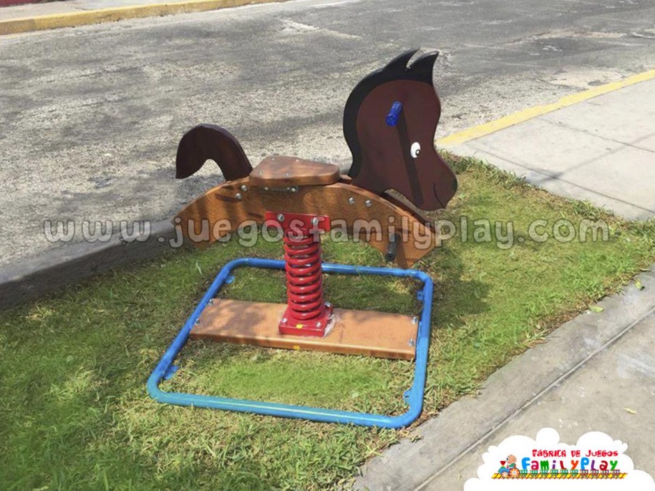JUEGO DE RESORTE MODELO CABALLITO Juegos Recreativos Family Play