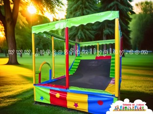 RESBALON TRAMPOLIN 5m x 3m x 2.80m