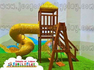 Modulo de madera Yellow Park