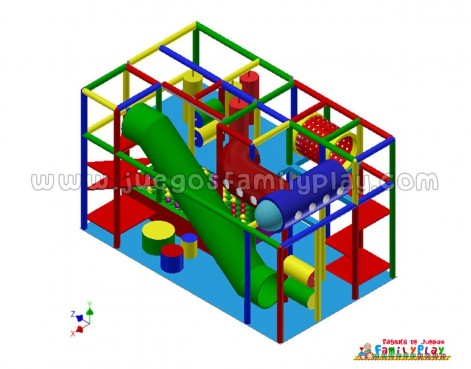 playground laberinto,juegos para polleria,proyecto II